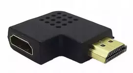 Kampinis Hdmi adapteris kairinis 4k 90 laipsnių