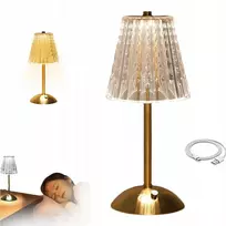 Lova Retro kristalinė led naktinė lempa valgomajam svetainei miegamajam patvari ir stipri