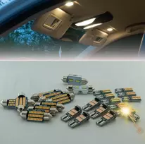 Mercedes W169 - Led salono apšvietimo komplektas - šilta spalva!