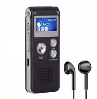 Skaitmeninis mini profesionalus diktofonas šnipinėjimo įrašymo įrenginys mp3 grotuvas usb