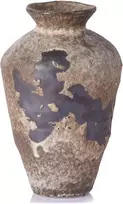 Vintažinė vaza "wabi Sabi", 22 cm aukščio, tekstūruota keramika