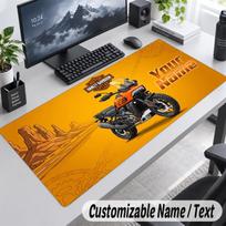 Custom Name Text Mouse Pad Harley-Davidson Personalized Desk Pad For Work And Gaming 50cmx100cm