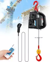Newtry 3-in-1 elektrinė lynų gervė, 300 kg, belaidis nuotolinis valdymas, 11,8 m, 1500 W, elektrinis lynų keltuvas su apsauga nuo perkrovos, keliamoji galia 300 kg