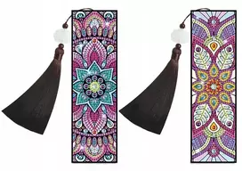 Diamond Embroidery - Knygos skirtukas 2 vnt - Mandala