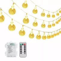 Sodo girlianda šviesos grandinė 12m 100x led atspari vandeniui patvari