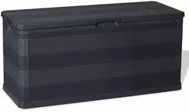 Vidaxl sodo dėžė, juoda, 117 x 45 x 56 cm