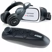 Esperanza Vr akiniai 360 laipsnių 3d žaidimų rinkinys su bluetooth pilotu ir ausinėmis