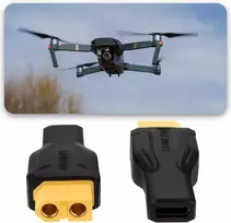 Yinettech Xt60 lizdas į Type C lizdą 100w 20v 5a Xt60 į Usb C adapteris Rc automobiliui Fpv dronui nešiojamam kompiuteriui maitinimo šaltinis, 2 vnt.