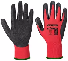 Portwest Flex Grip lateksinės pirštinės, spalva: raudona/juoda, dydis: Xl Reg