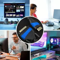 Kabeldirekt Hdmi Dvi adapterio kabelis su A.i.s. ekranavimu nuo trukdžių signalų – 10 x 1,5 m (dvikryptis Dvi-d 24+1/hdmi monitoriaus kabelis, prijunkite įrenginį prie monitoriaus arba atvirkščiai)