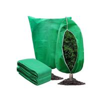 Non-woven Plant Cover With Zipper Tree Protecting Bag Blankets Frost Cloth  Outdoor Plant 1.2x1.8m