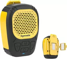 Kompiuterio kolonėlės Epronic bluetooth garsiakalbis, nešiojamas su prisegamu/magnetiniu galiniu spaustuku, iki 30 valandų grojimo laikas, garsiakalbis darbo vietai su bluetooth, skambinimas laisvų rankų įranga/bt muzika/tf kortelės atkūrimas + riešo dirželis
