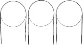 Prym Arne & Carlos Edition 215010 apskritų virbalų rinkinys Carbon 3.0-4.0 mm juodas violetinis