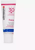 Ultrasun Face SPF 30 apsauginis veido kremas nuo saulės jautriai odai, mini 15 ml