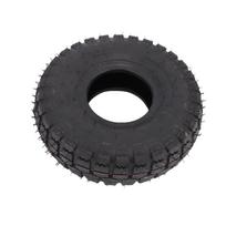 4.10 3.50 4 Tire Anti Slip Explosion Proof Rubber Tubeless Tyre for Hand Trucks Mowers Dollies Trailers Go Kart black
