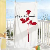 Rock Band D-Depeche M-Mode Violator Towel Soft Pool Gift For Travel Gym Shower Camping Quick Dry Sports Large Beach Towels 40x70CM white