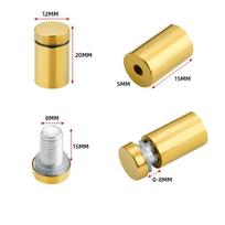4pcs Silver/gold/black Acrylic board screws Ceramic tile glass screws  Advertising board 12x20MM