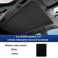 For 24 BYD Sealion 7 EV Car Electrostatic Adsorption Sunroof Sunshade Sunscreen and Sunshade for The Sky Canopy Car Accessories
