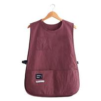 Waterproof Stain-Resistant Apron Nylon Vest Style Breathable Sleeved Apron Anti Dirty Multipurpose Kitchen Aprons