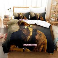 Jujutsu Kaisen Kento Nanami Bedding Set Single Twin Full Queen King Size Bed Set Adult Kid Bedroom Duvetcover Sets Anime 70x133cm 2pcs beige