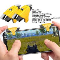 G21 Mobile Phone Game Trigger Gamepad Joystick 6-Finger Aim Shooting L1 R1 Key Button For Phone Android For PUBG Game Controller 5 E China Mainland