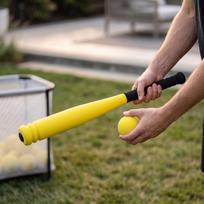 54cm EVA Foam Base  Bat with   Soft Hockey Bat Toy Grooved Design Lightweight Comfy Grip for Indoor Outdoor Play white