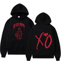 The Weeknd After Hours Til Dawn Tour  Print Hoodies Men Women Fashion Hip Hop Pullover Long-sleeved Loose Casual Sweatshirts S juoda