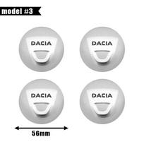 For Renault Austral Kadjar Megane Captur Arkana Dacia Logo Rim Cover 4Pcs 56mm 60mm 65mm Car Wheel Center Hub Cap Stickers WR1