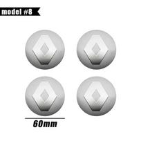 For Renault Austral Kadjar Megane Captur Arkana Dacia Logo Rim Cover 4Pcs 56mm 60mm 65mm Car Wheel Center Hub Cap Stickers WR1