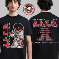 The Weeknd After Hours Til Dawn 2026 Asia Tour Merch Tokyo Japan Pop Up Gundam T-Shirt 120 brown