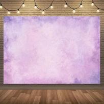 One-piece oversized purple abstract photography backdrop - lavender to white gradient cloud design 59×39inch/150*100cm