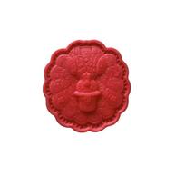 1PC Reusable Mini Pie Mold Red Hand Press Maker Mold New Fall Baking Mold  Autumn Baking Turkey red