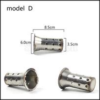 FREE SHIPPPING DB Killer For 51mm 54mm 60mm Inlet Motorcycle Exhaust Muffler Moveable DB Killer Noise Sound Eliminator Model D