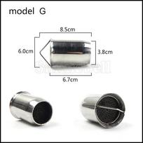 FREE SHIPPPING DB Killer For 51mm 54mm 60mm Inlet Motorcycle Exhaust Muffler Moveable DB Killer Noise Sound Eliminator Model G