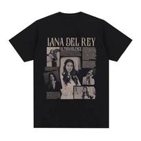 Lana Del Rey marškinėliai Ultraviolence muzikinio albumo marškinėliai vyrams moterims hiphopas vintažiniai trumparankoviai laisvi marškinėliai Harajuku gatvės stilius XL gray