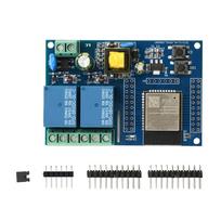 ESP32 Dual-Channel 5V Relay Module AC 220V ESP32-32E WIFI Bluetooth dual-channel relay module ESP32 secondary development board