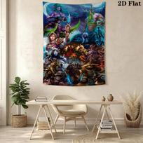 World of Warcraft Hordos Simbolis Gobeleno Fono Audinys Madingas Spaudinys Kalėdinė Dovana Sienos Dekoracija Sienų Dangos Dekoracija 100cm x 150cm