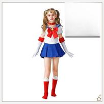 Anime Usagi Tsukino Cosplay Kostiumai Jūreivės Kostiumas Mėnulio JK Cos Mergaitei Trumpomis Rankovėmis Suknelė Drabužiai su Pirštinėmis Kojinėmis Adult 160cm white