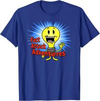 Faktų Ataka Nuotykiai lemputė T-shirt M blue