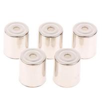 5PCS Microwave Oven Repair Caps Stainless Steel Magnetron Antenna Covers for Small Appliance Replacement Jobs at Home