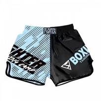 MMA Training Suit Men Women Boxing Compression Quick Dry Top Shorts Martial Arts Fighting Gym Child L 110 white