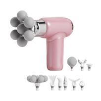 9 Replaceable Heads 7 Balls Muscle Massager Compact Size Wireless Vibration Massager  Post-Workout