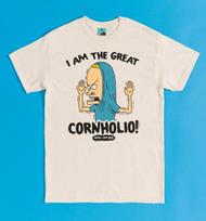 Beavis And Butt-Head I Am The Great Cornholio Natural T-Shirt 130 blue
