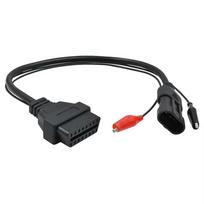 3Pin to 16Pin OBD2 Diagnostic Cable Black OBD2 Plug Adapter OBDII Connector Adapter  For Fiat