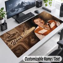Custom Name Text Mouse Pad Harry Styles Personalized Desk Pad For Work And Gaming 30cmx80cm