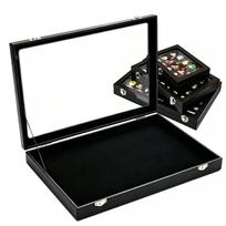 Pin Badge Display Storage Picture Frame with Transparent Dustproof and for and Small Item Storage Badge/Pin Case, Acrylic, Desktop, Window,