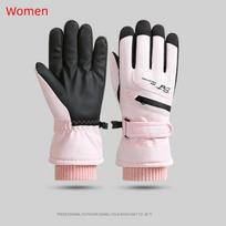 With Zippered Pocket Touchscreen Gloves Full Finger Winter Warm Gloves Ski Gloves  Protective Gears Style 3