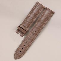 Genuine Alligator Leather Watch Strap for Omega Watch Custom Logo 19mm 20mm 21mm 22mm Crocodile Leather Waterproof Watch Band 21mm gray