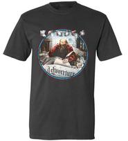 Unisex Cotton T-Shirt Kansas Leftoverture Carry On Wayward Son Dust in the Wind L gray