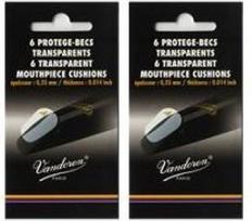VANDOREN Mouthpiece 6 pieces Clear x Cushions, (2 sets) (0.35mm, 2)